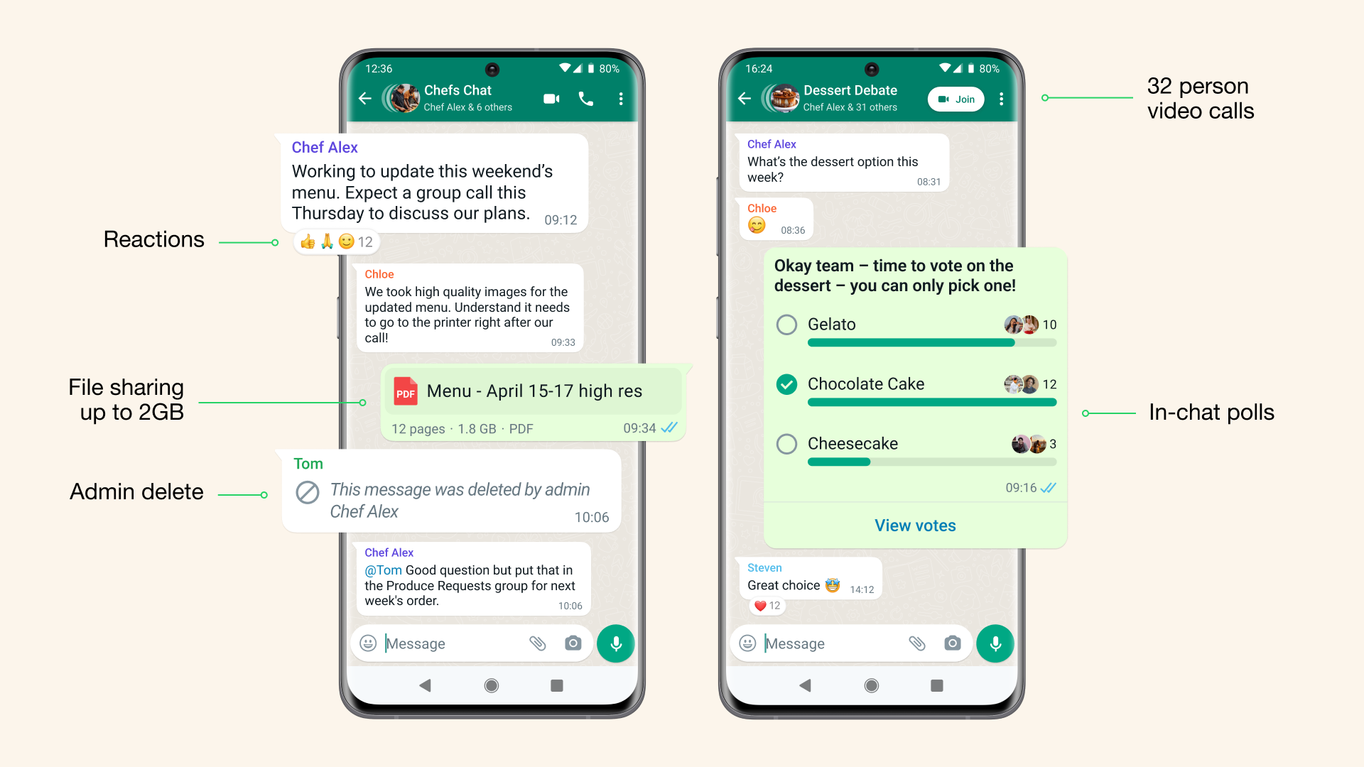 WhatsApp new features